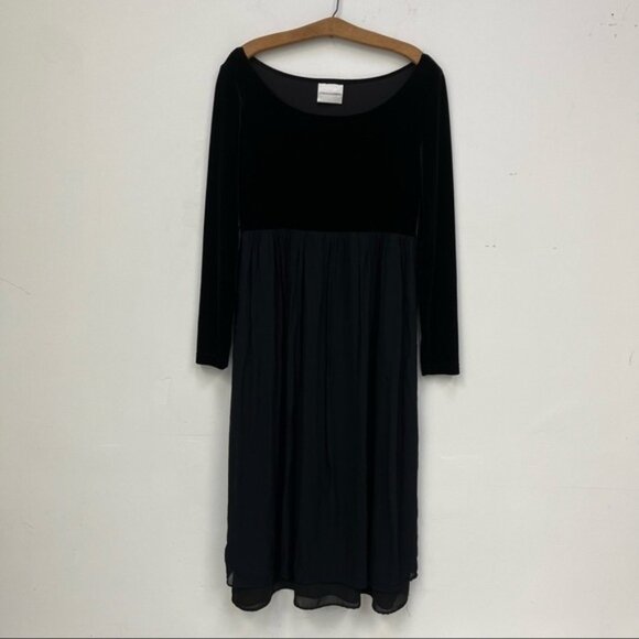 Vintage Dennis Goldsmith Velvet Flow Dress - Picture 8 of 10